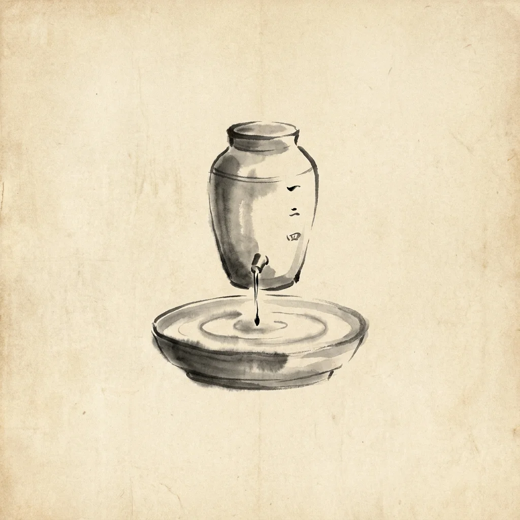 Sumi-e ink art: an elegant ink clock — site changes that deploy in minutes